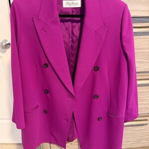 MaxMara Women's Vibrant Magenta Blazer